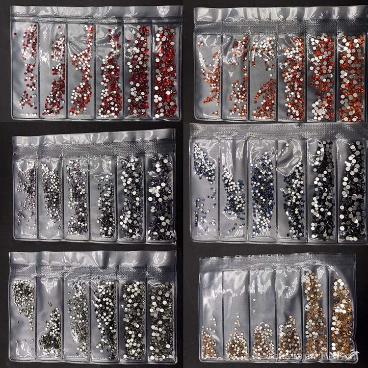 Factory direct sales excellent quality nail rhinestone designs art accessories different colors