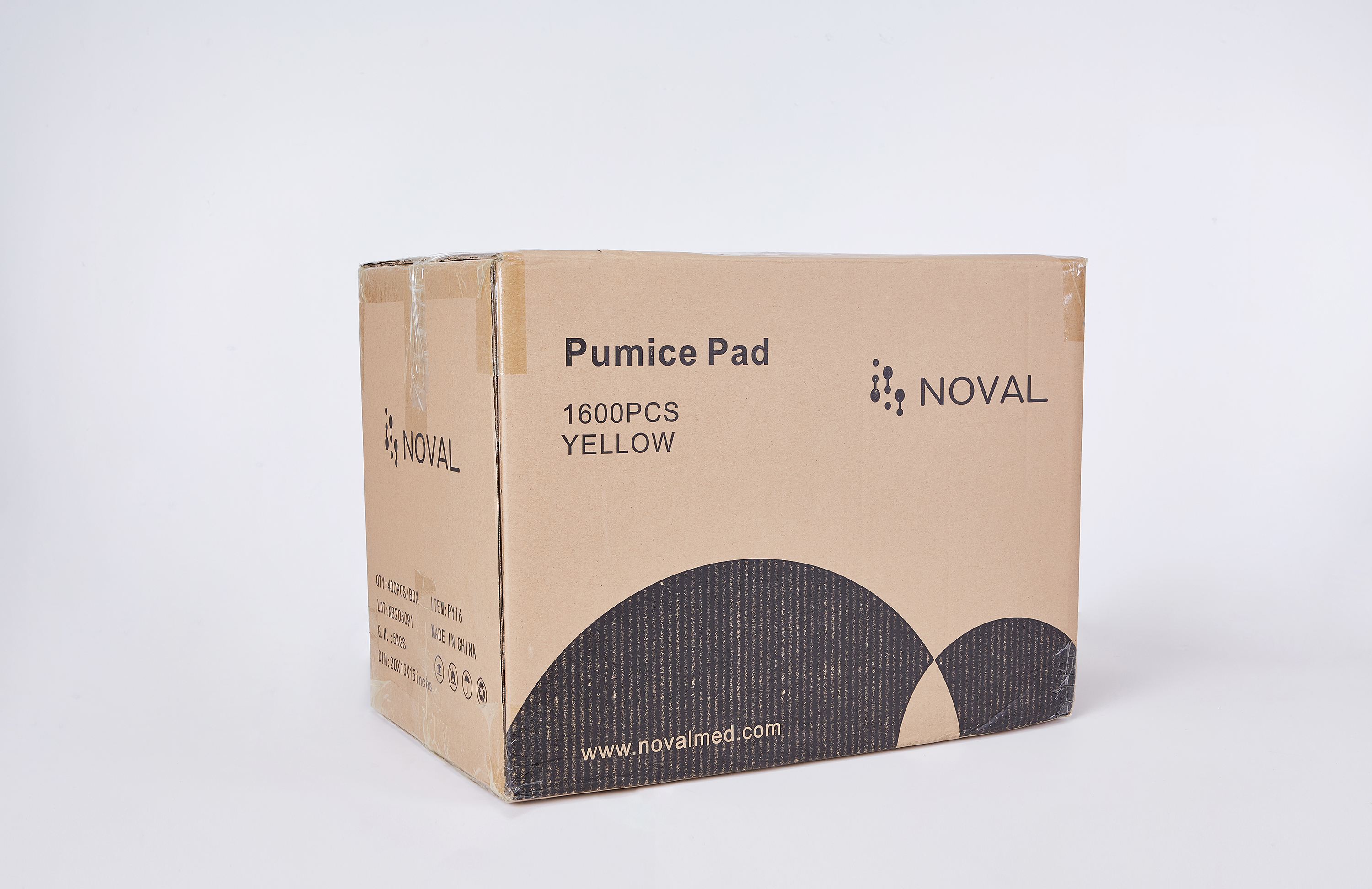 Disposable Pedicure Foot Care Pumice Sponge Salon Use Pumice Pad, 1600 Pieces per Box
