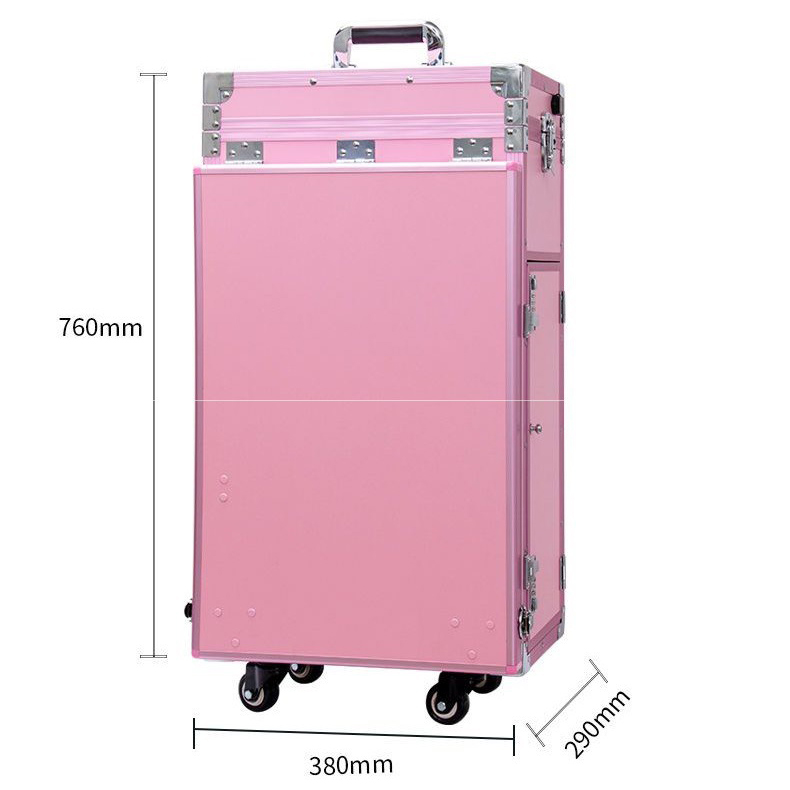 Portable Manicure Table, Pink Nail Desk Table, Multifunctional Nail Table
