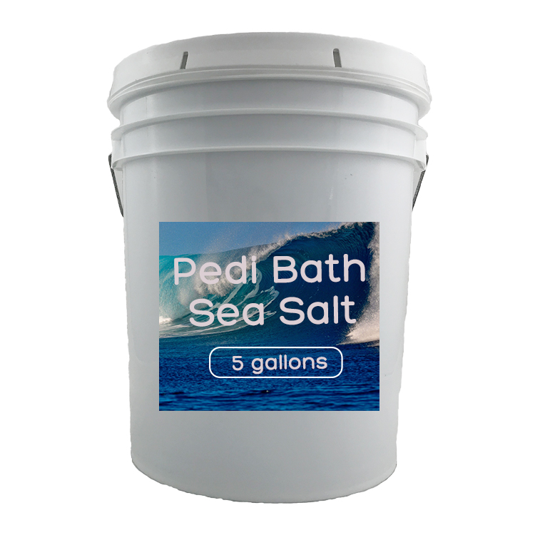 Sea Salt Foot Spa, Pedi Bath Sea Salt, Pedicure Salt Soak 5 Gallons